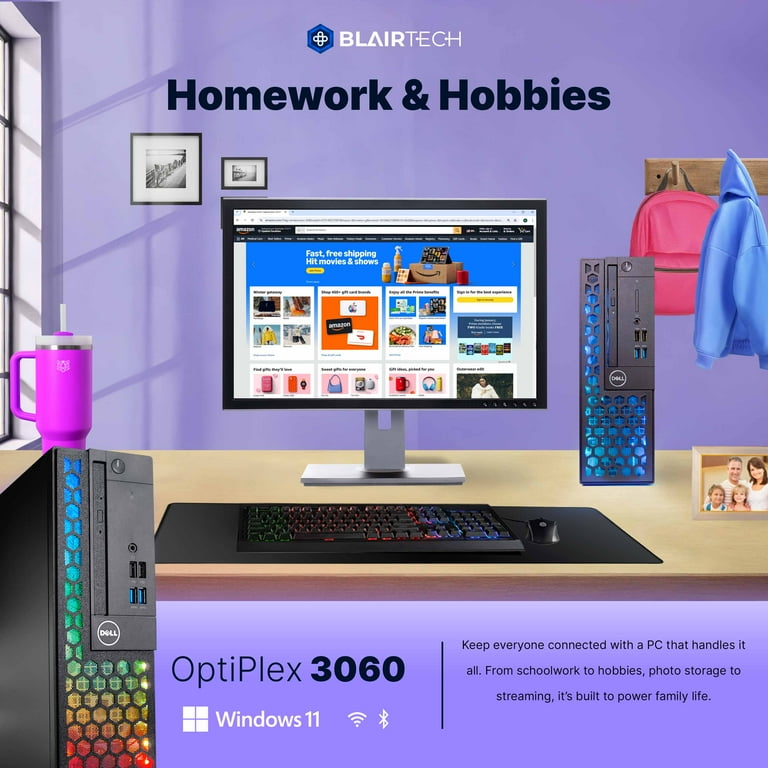 Dell Prebuilt RGB Gaming Desktop Bundle | Intel Core i5