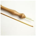 thumbnail image 4 of Punch Needle Crochet Needles Sewing Accessories Hole Wooden Handle Copper Tube Threader Patchwork DIY Handmade Craft Yarn, 4 of 9