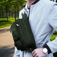 thumbnail image 4 of Clearance! Boovnll Crossbody Bag, Large Capacity Fashion Zipper Crossbody Bag Men Women Chest Pack, Purse, Sling Bag, Easy to Clean Dirt-Proof Water Proof for Hiking, Camping, Outdoor, Trip, Sling Bag, 4 of 6