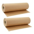 thumbnail image 1 of Papier d'Emballage Brun 2 Rouleaux pour Usage Personnel et Professionnel, 1 of 4