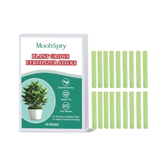 MoonSpry Plant Growth Fertilizer Stick Slow Release Fertilizer Nutritional Seaweed Fertilizer Plant Growth Gardening Fertilizer Stick