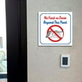 thumbnail image 4 of Square Plus No Food or Drink Beyond This Point Door or Wall Sign | Workplace Cleaning Signage - Large, 4 of 8