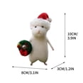 thumbnail image 3 of Hot Sale！Handmade Christmas Mouse Decoration,Mouse Ornaments for Christmas Tree,Cute Wool Felt Christmas Mouse Ornament, Needle Needle Felted Christmas Mouse,Christmas Hat Rat, 3 of 6