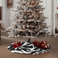 thumbnail image 4 of Sikiie Leopard And Zebra 2 Christmas Tree Skirt, Christmas Tree Decorations, Christmas Decor, Tree Mat Decoration(30-48IN)-30", 4 of 6