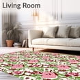 thumbnail image 2 of ODIKA 8'x10' Machine Washable Non-Slip Area Rug, Enchanted Rose Garden Pillow Making Supplies High Traffic Rug, Pink, 640544, 2 of 5