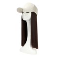 thumbnail image 1 of zttd baseball cap hair straight hair hairstyle adjustable wig hat attached long hair a, 1 of 4