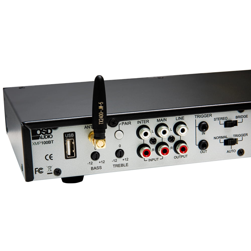 OSD XMP100 GEN2 2x 100W Class D High Power Stereo Amplifier, Bass and Treble Control 90 dB SNR