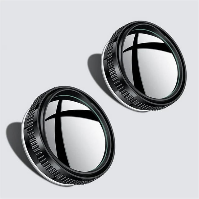 TopLLC Storage Bins Reversing Suction Cup Small Round Mirror 360 Degree Wide Angle High-definition Rearview Mirror For Automobiles 2pcs Storage Bags