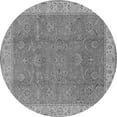 thumbnail image 1 of Ahgly Company Indoor Round Oriental Gray Traditional Area Rugs, 7' Round, 1 of 4