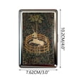 thumbnail image 3 of Thank You Business Cards Small Business Vintage-Style Card Case, Rfid Protection with Snap Closure Holds 10-12 Cards, Small Credit Card Wallet for Cash and License, 4x3 Inch, 3 of 3
