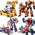 thumbnail image 2 of Juguetes de transformación 2 en 1, modelo de coche robot, figura de acción de plástico, genial película, robot, dinosaurio, figura de ingeniería, juguete para regalo de niños, 2 of 5