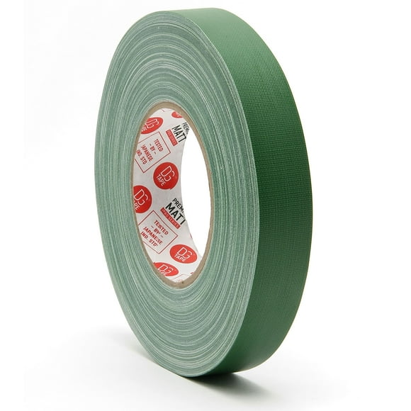 1 in X 60 ya - Green Gaffer tape | MATTE FINISH | UV STABLE | @PREMIUM MATT 80MESH CLOTH BASED
