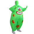 thumbnail image 1 of Funny Clown's Face Green Big Fats Inflatable Clothes Battery Powered Cosplay Costume for Women Men Unisex, 1 of 4