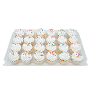 Freshness Guaranteed, White Cupcakes, 24 Count, Colors Will Vary, Shelf Stable