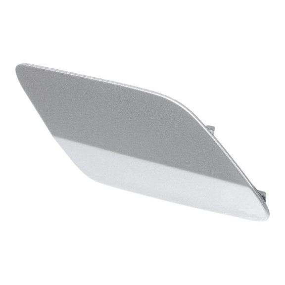 Cubierta de boquilla del lavaparabrisas del faro delantero derecho Unique Bargains No.5GG955110 Cubierta de recorte del parachoques para VW Golf MK7 VII 2013-2016 Tono plateado Plástico 1 Pcs