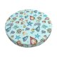 thumbnail image 1 of Balery Sea Shells 2 Fundas de asiento para taburete de bar redondo de tela de terciopelo ajustables que protegen de arañazos y manchas para sillas de 14 a 17 pulgadas.-12 inch, 1 of 7