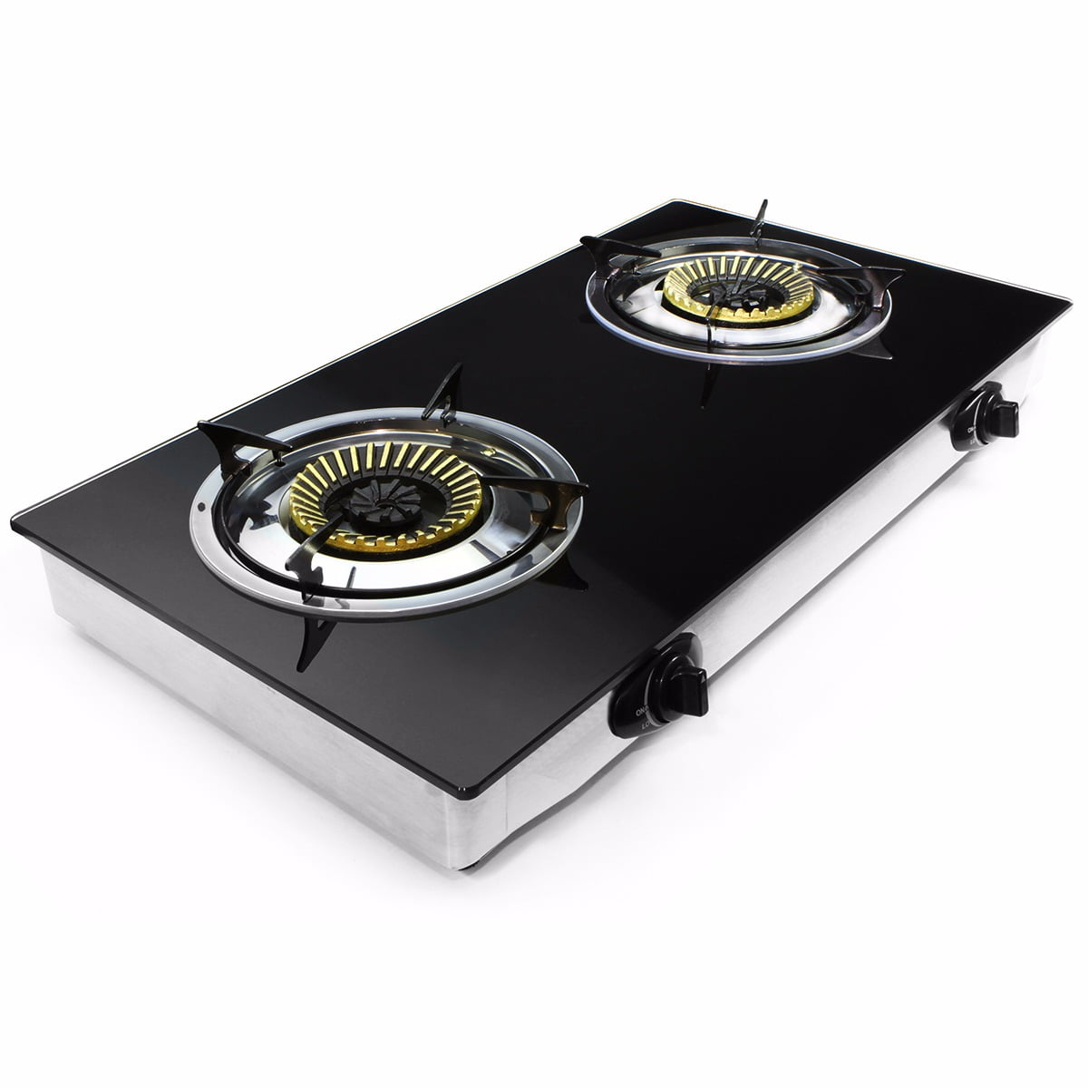 XtremepowerUS Outdoor Portable Gas Cooker, Dual Burner Stove