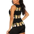 thumbnail image 3 of Fuzoiu Hello Spring Sunflower Gnomes Print Women's Workout Tank Top,Athletic Racerback Sports Tank,Tops Sleeveless Running Loose Fit Yoga Tops,Active Shirts for Yoga, Running, and Gym-Medium, 3 of 7