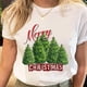 thumbnail image 1 of Camisetas estampadas de Papá Noel para mujer, camiseta de Navidad y Año Nuevo de los años 90, ropa femenina, Tops estampados, camiseta gráfica de dibujos animados a la moda para mujer, 1 of 5