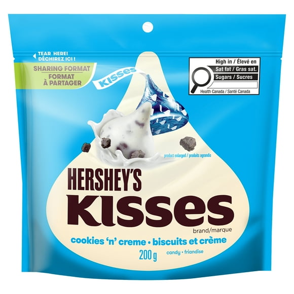 Friandises HERSHEY'S KISSES de BISCUITS ET CRÈME