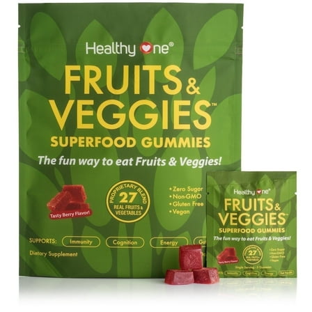 Fruits & Veggies Superfood Gummies 14 Daily Packs