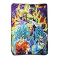 thumbnail image 2 of Dragon Ball Z Dragon Ball Super Resurrection F Group Sublimation Throw Blanket, 2 of 2