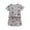 Gray E, variant on Bovxnpu Boys Girls 2 Piece Outfits, Girl Short Set Cute T-Shirt Shorts, Children's Round Neck Short Sleeved Top Elastic Waist Shorts Casual Home Suit Set 3 Years