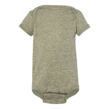 

Infant Harborside Mélange Bodysuit Mauvelous Melange Military Green Melange 12 month