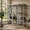 Gray+Type3, variant on Catio Outdoor Cat Enclosure, large Indoor Wooden 70" H Cat House cage with Waterproof Roof & Window Door for Multiple Cats, 2 Napping Houses & 4-Tier Playing Platforms, Gray