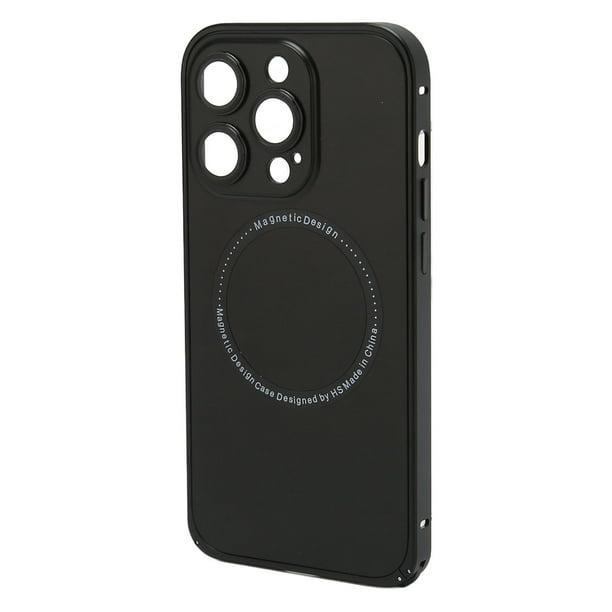 Funda magnética para teléfono Nikou funda protectora MagSafe negra para iPhone 14 Pro