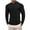 Black（mens shirts）, variant on GuangCheng George Mens Henley Shirts,Slim Fit,Long Sleeve,Casual,Soft,Comfortable,Breathable,Pull Over,Basic Tees,Green,Size M