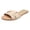 White, variant on Slides for Women Fashion Splice Open Toe Sandals Casual Summer Beach Flat Shoes Comfortable Soft Leather Slip on Slippers White Size 6.5