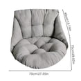 thumbnail image 1 of Cojín lavable para silla de Patio, almohadillas para silla de escritorio, soporte trasero, hamaca, columpio, muebles de exterior Fivean unisex, 1 of 2
