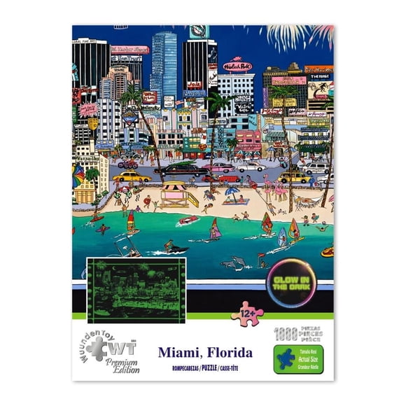 Rompecabezas Wuundentoy Miami Florida Premium Edition 1000 Piezas