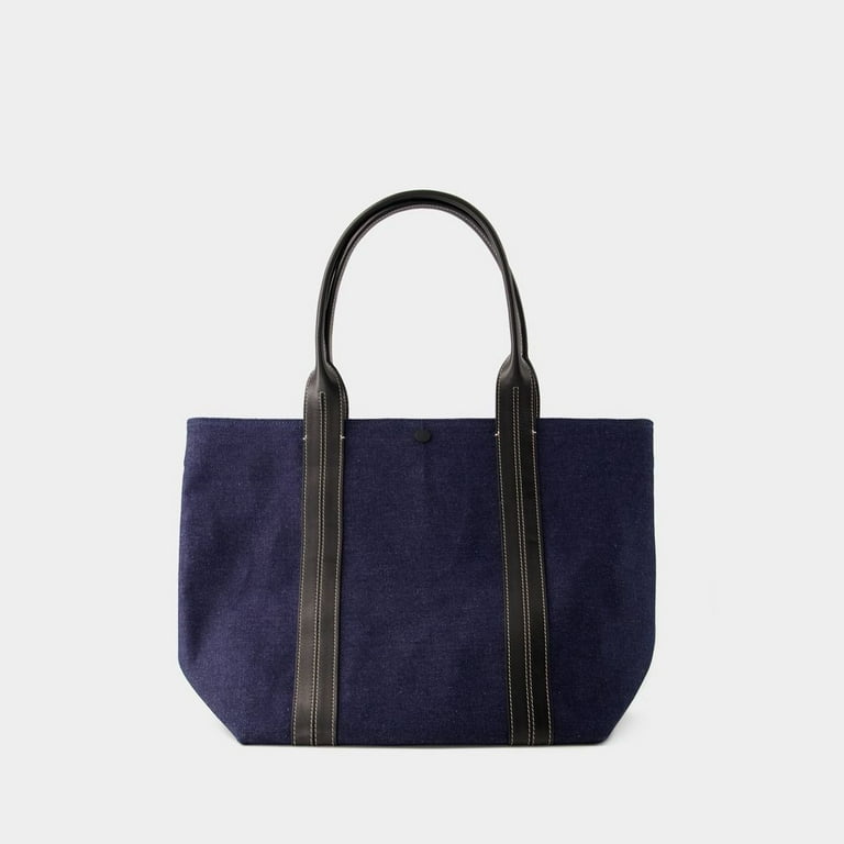 トートバッグ Denim Shopper Bag - Vanessa Bruno - Cotton - Blue Denim Vanessa Bruno Women's Denim Shopper Bag - Cotton - Blue