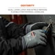 thumbnail image 5 of Guantes de trabajo de invierno Ergodyne ProFlex 7501, impermeables, grises, 5 of 8
