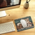 thumbnail image 6 of Cute Mouse Pad, Cat Mouse Pad, Mouse Pad Non-Slip Rubber Base Mouse Pads for Office Laptop, Cat Guitar Rock Music, Music Lovers Gift, Gifts for Friends 8x10 Inch, 6 of 7