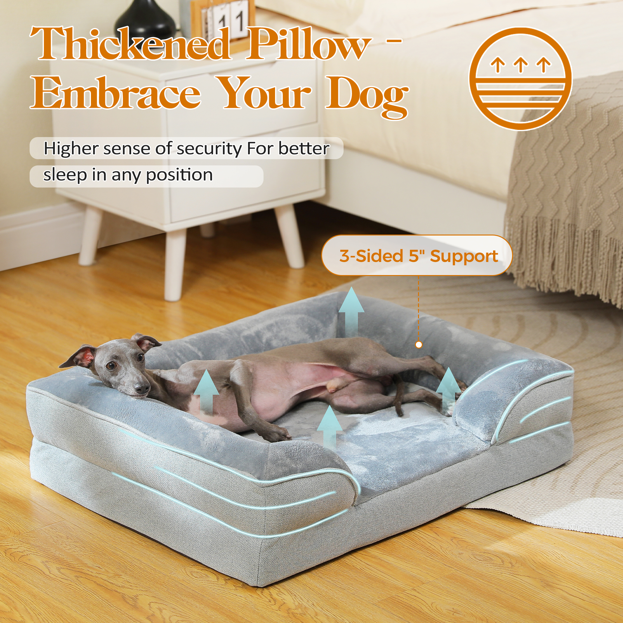 Pawz Road Orthopedic Dog Bed Removable Washable Cover photo 7