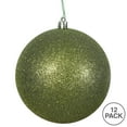 thumbnail image 3 of Vickerman 3" Olive Glitter Ball Ornament, 12 per Bag, 3 of 5
