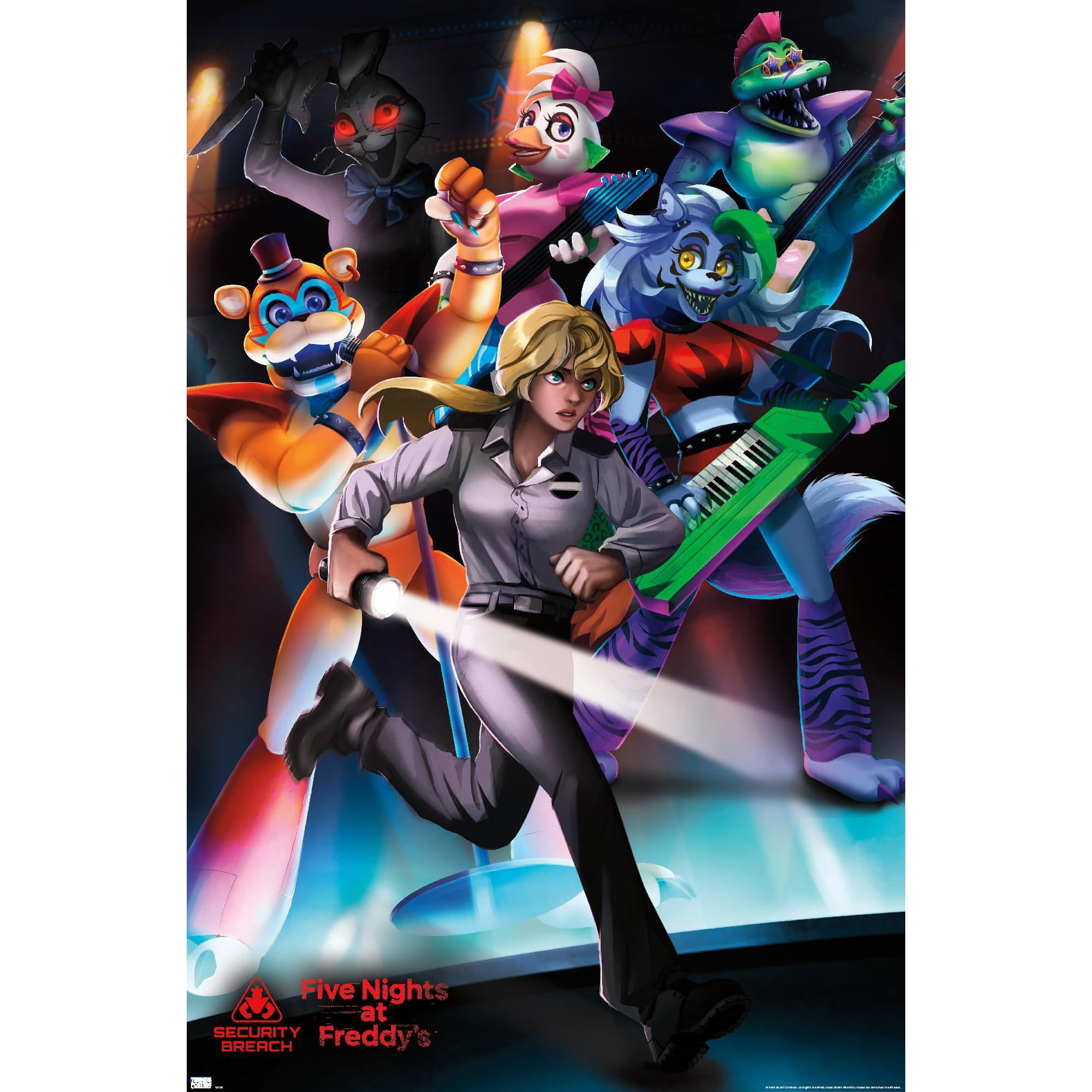 Five Nights at Freddy's: Security Breach - Group Wall Poster, 22.375" x 34"