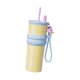 thumbnail image 4 of Vaso térmico de 710 ml a prueba de fugas, reutilizable, regalo para mujeres y hombres, gran capacidad amarillo, 4 of 9
