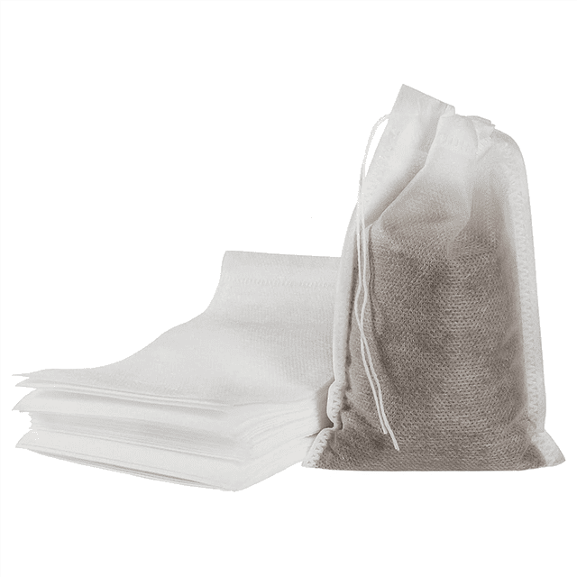300 Pieces of Mess-Free Cold Brewing Bag Disposable Coffee Filter Bag Fine Mesh Brewing Drawstring Bag