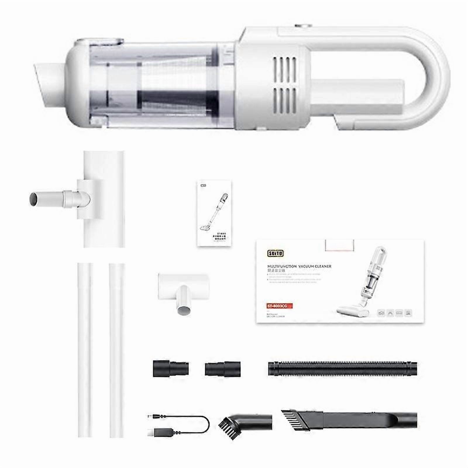 SUITU ST-8003CG Portable Car Vacuum Cleaner Set with Floor Brushes,Handheld Vacuum Cleaner for Home_Perfect Gift
