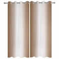thumbnail image 4 of Outdoor Curtains for Patio Waterproof Ombre Beige Indoor/Outdoor Curtain Tiebacks Gradient Color Privacy Curtain Sun Blocking Grommet Drapes for Pergolas Gazebo Porch Balcony 2 Panel 54x108 Inch, 4 of 9