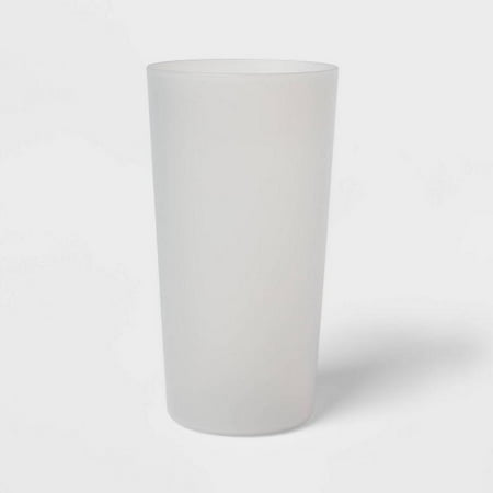 Room Essentials Plastic Translucent Tumbler 26oz Gray