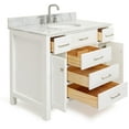 thumbnail image 7 of Ariel H043SCW2OVOGRY Bristol 43" Free Standing Single Oval Basin Vanity Set - Grey, 7 of 7
