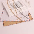thumbnail image 4 of Collier Pendentif Croix Classique Hommes Cristal Strass Collier Bijoux, 4 of 8