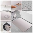 thumbnail image 6 of Beige Ombre Bath Mat 3 Piece Bathroom Rug Set, White Gradient Modern Abstract Art Non Slip Bath Rug Contour Mat and Toilet Lid Cover, Absorbent Shower Mats Soft Bath Rugs and Mats Sets, 6 of 8