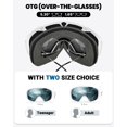 thumbnail image 6 of OutdoorMaster Ski Goggles with Cover Snowboard Snow Goggles OTG Anti-Fog for Men Women, 6 of 14