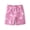 Pink Posies, variant on Boys Allover Print Pull On Swim Trunks, Sizes XS-XXL
